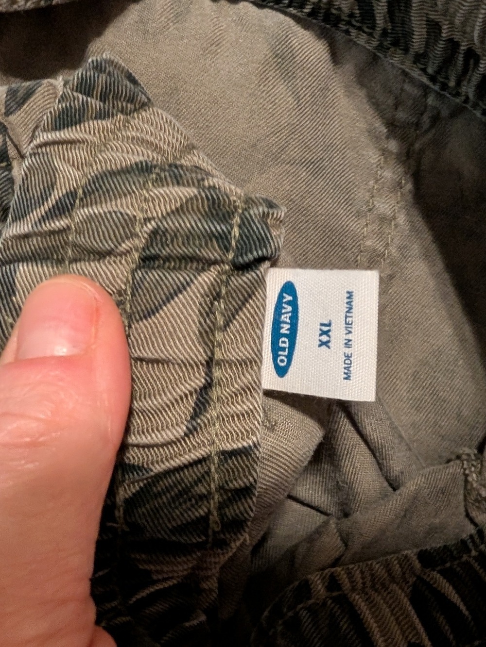 Old Navy Gray Jogger Pants Tropical Print - Picture 8 of 9